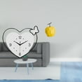 thumbnail image 2 of Reloj de pared,Reloj de pared acrílico para oficina en casa,sin tictac,Relojes de pared colgantes Reloj de tiempo decorativo,figura de arte,Escultura de fruta de porcelana decorativa para el, 2 of 8