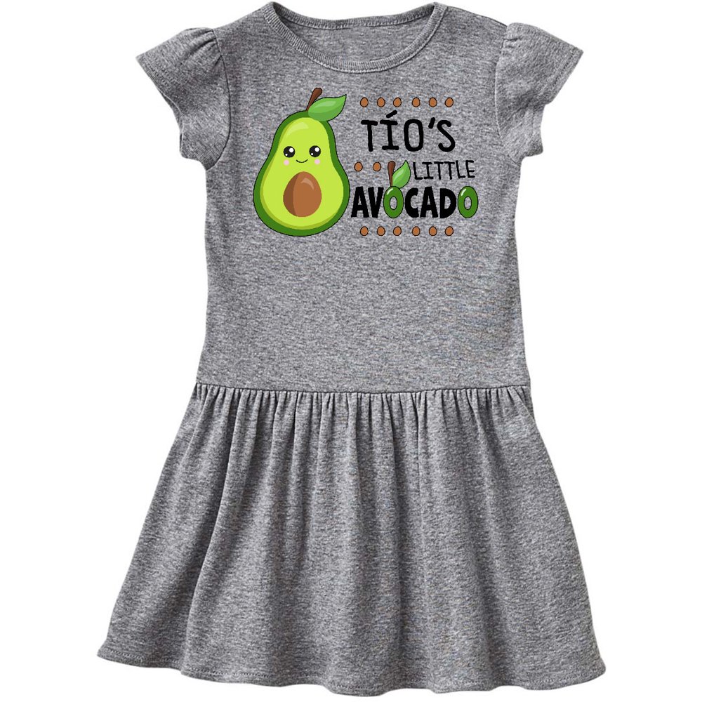 Tío's Little Avocado with Cute Baby Avocado Toddler Dress