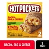 Hot Pockets Bacon, Egg & Cheese Croissant Crust Frozen Breakfast Sandwiches, 2 Count