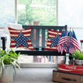 thumbnail image 3 of 4th of July Pillow Covers 18x18 inch Set of 2 Blue Big Stars Decor Red White Stripe Throw Pillow Cover Independence Day Decorative Cushion Cases for Home Sofa Couch Chair Living Room 112E, 3 of 6