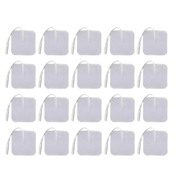 20 parches médicos, parches electromédicos cuadrados de baja impedancia. 4cmx4cm