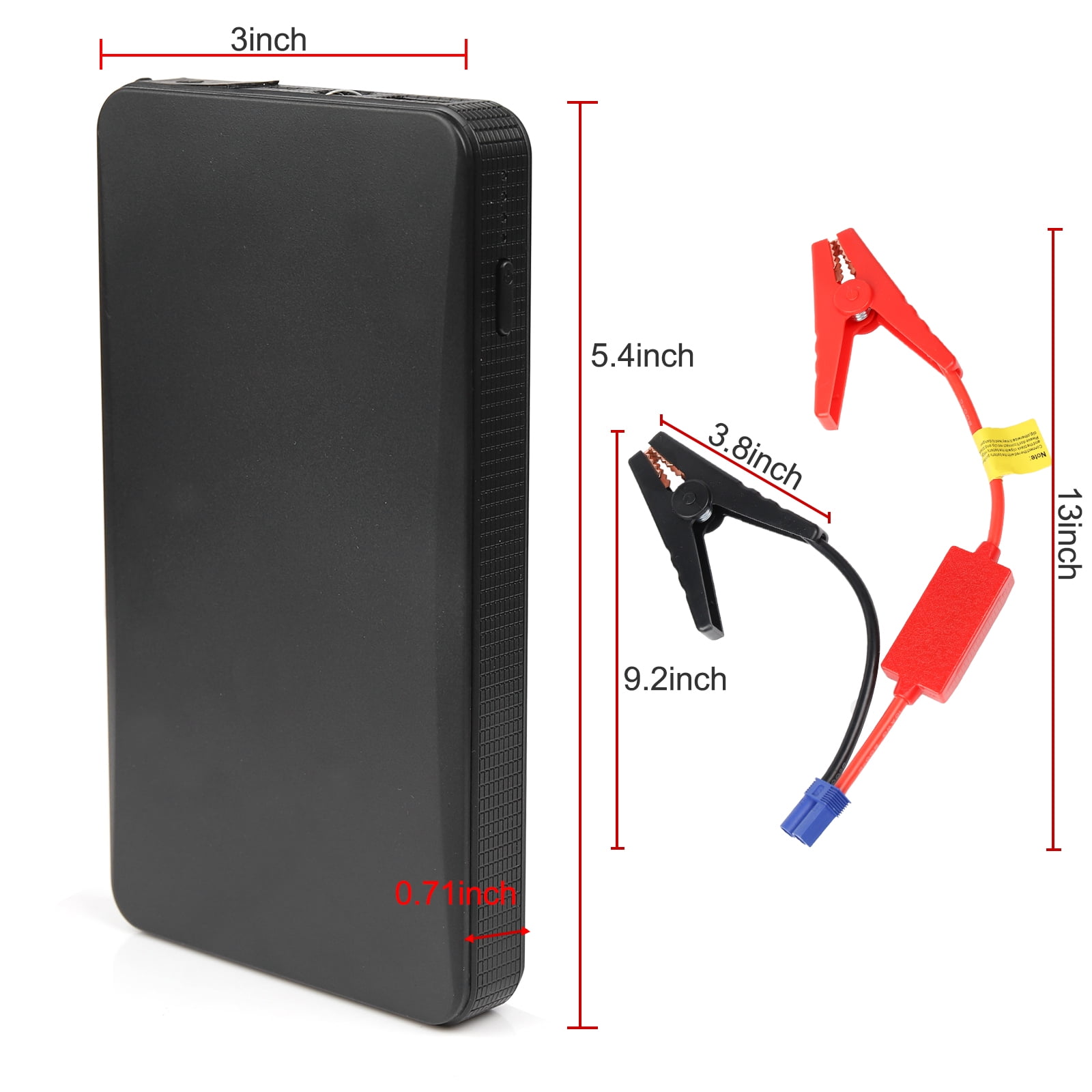 Supsupsiu 20000mAh Car Jump Starter Booster Jumper Box Portable Power Bank Charger