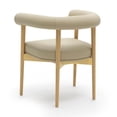 thumbnail image 5 of Pemberly Row Contemporary Accent Taupe Vegan Leather Dining Chair, 5 of 6