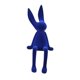 thumbnail image 1 of Figura de conejo sentado, adorno animal, moda, portátil, regalo creativo, decorativo Azul, 1 of 9