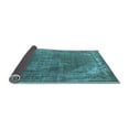 thumbnail image 2 of Ahgly Company Indoor Square Oriental Light Blue Industrial Area Rugs, 3' Square, 2 of 4