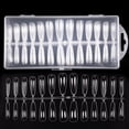 thumbnail image 3 of TAILTOSS Natural Look Removable Fake Nails 18x5in Transparent Plastic Nail Plate for Wedding Prom, 3 of 8