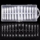 thumbnail image 1 of OUNONA 1Jgo Transparent Fake Nails No Smell Durable Nail Tips for Women Perfect for Weddings and Events, 1 of 8
