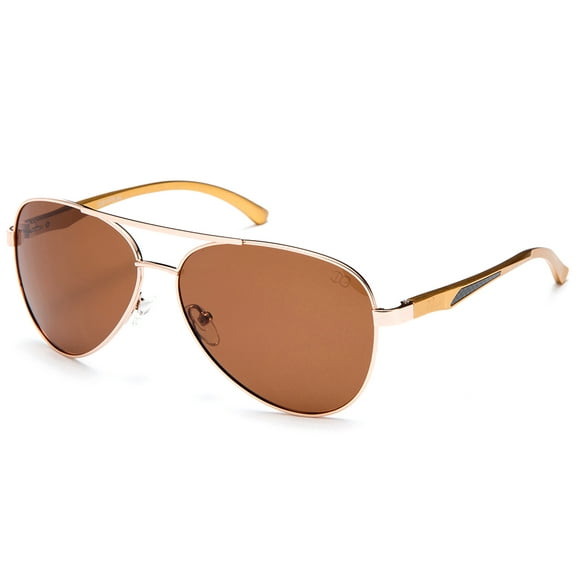 Newbee Fashion - IG511PR-AL Polarized Lens Men Metal Frame Aluminum Spring Temple Fashion Sunglasses