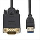 thumbnail image 3 of Cable USB 3.0 A VGA de 1,8 M (1080P) Conversor USB 3.0 Macho A VGA Macho para Portátil, Proyector de Vídeo Externo UHD., 3 of 5
