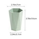 thumbnail image 3 of Plastic Mouthwash Mug | Travel Brushing Cup | Ergonomic Non-Slip Handle | Compact Rinse Cup | Rounded Edge Design | Portable Toothpaste Cup | 9.6x7x5.7cm | 1 Piece | Pink Blue Green Yellow, 3 of 6