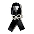 thumbnail image 1 of 【For Mourning】Black Ribbon Brooch Mourning Memorial Tie Pin Pin Bow Accessories Ribbon Head, 1 of 1