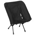 thumbnail image 4 of Silla de camping negra, portátil, estable, resistente, de aluminio, tela Oxford, silla plegable ultraligera para viajes, playa, picnic, senderismo, pesca, 4 of 5