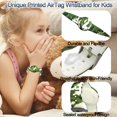 thumbnail image 3 of YUNOVA Waterproof AirTag Bracelet for Kids, Hidden Printed Wristband forAir Tag, Silicone AirTag Holder GPS Tracker Case for Band for Child Toddler, Secure Anti-Lost Protection, 3 of 6