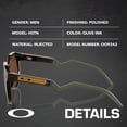 thumbnail image 2 of Oakley OO9242 HSTN Round Shaped Polarized Sunglasses for Men - Includes Official Eyewear Kit - Olive Ink Frame with Prizm Tungsten Lens, 2 of 5