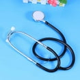 Guangmc Portable DoubleSided Stethoscope for Medical Aid (Black