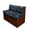Blue Leopard Camouflage Print, variant on Chririnla RV Dinette Cushion Covers Cushiony Warm Couch Slip Cover Fits Trailer, Easy to Install RV Must Haves with 1 Backrest & 1 Bench Cover, Full Set (2-Pieces) Pink Cow Pattern