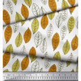 thumbnail image 2 of Soimoi Rayon Fabric Leaves Block Fabric Prints by Yard 42 Inch Wide, 2 of 5