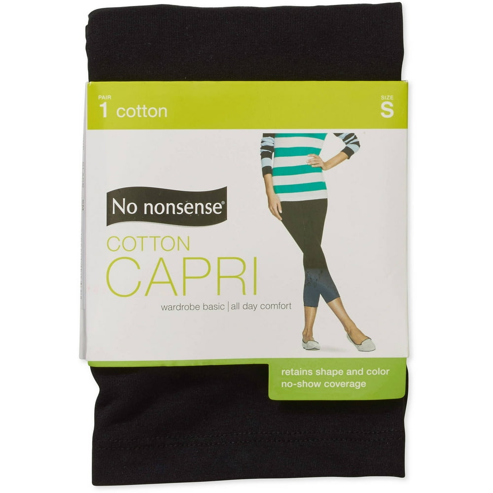 No nonsense Women's Cotton Capri Leggings