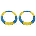 thumbnail image 1 of 2X Trampoline Pad,55inch Replacement Trampoline Safety Pad,Trampoline Spring Cover,Safety Guard Spring Protective Cover,2 x Trampoline Pad,Blue & Yellow, 1 of 8