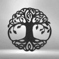 thumbnail image 5 of Classic Tree of Life Steel Sign Laser Cut Powder Coated Home & Office Metal Wall Decor Multiple Sizes & Colors, 5 of 5