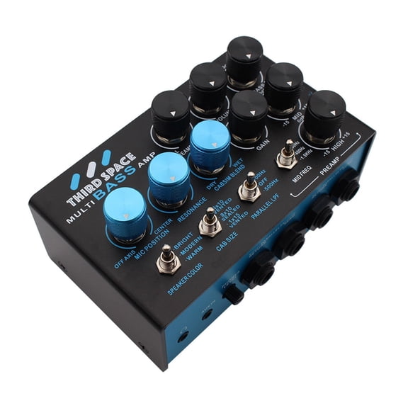 Wide Compatibility Bass Guitar Cabinet Simulators DI Box Metal Case Portable