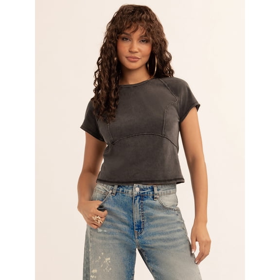 Jessica Simpson Women's and Women's Plus Eydie Tee, Sizes XS-4X