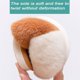 thumbnail image 3 of Zapatillas de casa kawaii para mujer Zapatillas de casa con forro polar para hombre Zapatillas de casa de felpa sin cordones Bonitas zapatillas de animales Zapatillas con suela antideslizante sin cor, 3 of 5