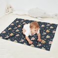 thumbnail image 2 of Dark Blue Fairy Princess Pattern Blanket,Comfortable Soft Flannel Throw Blanket,All Season,Warm Lightweight Blankets for Sofa Bed Couch Living Room Chair,30"x40", 2 of 4