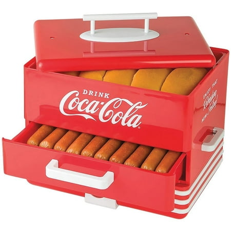 Coke Artwork Coca-Cola Logo Hot Dog Steamer For Up To 24 Wieners And 12