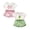 4pcs Baby Girl Summer Outfits-Pink+Green, variant on Gerichy Girls Short Sleeve Shorts Suit Fashion Cartoon Fruit Plaid Print Children 4-Piece Outfits Tops Elastic Shorts Pants Set 4PCS Dailywear Sets
