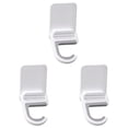 thumbnail image 2 of GOOHOCHY 3 unids de pared de pared con ganchos de trapeador de pared punzón para baño de casa (blanco), 2 of 7