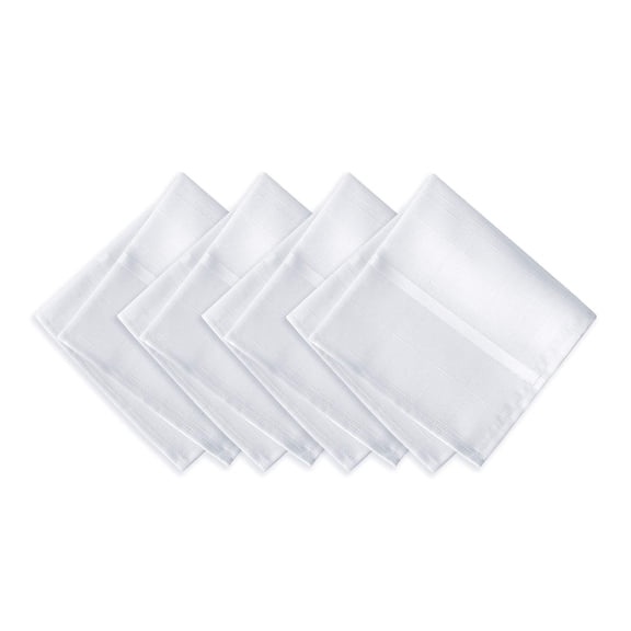Servilletas de tela Newbridge Elegance Plaid 100% poliéster x4