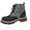 White, variant on Chunky Platform Combat Boots Music Festival Outfits, Wood Bead Lace Up Booties Country Concert Wear, Comfortable Lug Sole Shoes Autumn Casual Strolling,Street Style Trend, White 9