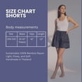 thumbnail image 7 of Elephant Print Relaxed Summer Shorts with High Elastic Waist and Pocket, 7 of 7