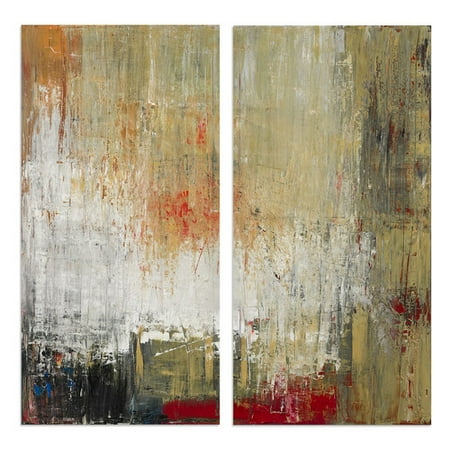Ready2hangart Bueno Exchange LXXII' 2 Piece Painting Print on Wrapped Canvas Set
