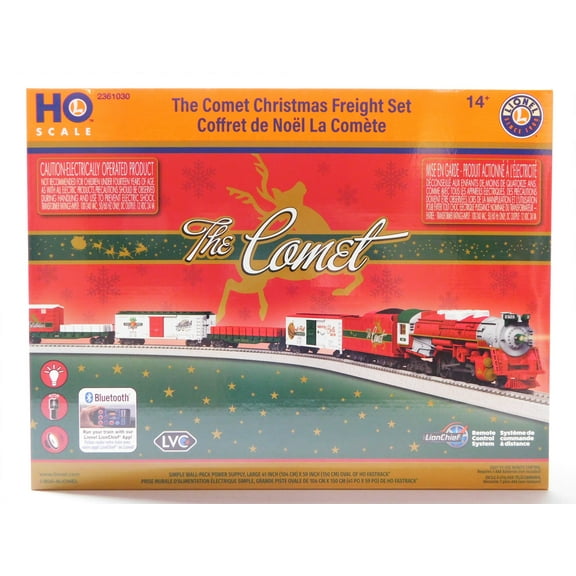 LIONEL HO SCALE "THE COMET" CHRISTMAS FREIGHT TRAIN SET 2361030