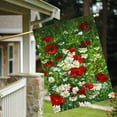 thumbnail image 3 of Spring Summer Poppy Daisies Floral Flower Nature Art House Flag 28" x 40" Double Sided Polyester Welcome Yard Garden Flag Banners for Patio Lawn Home Outdoor Decor, 3 of 5