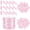 Pink, variant on Breakaway Clasps with Nylon Lanyard Bead Barrels Connectors Plastomer Break Away Clasp Buckles for Jewelry Making