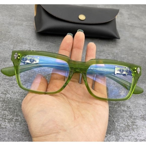 Montura de gafas retro de placa gruesa, montura negra, gafas planas para miopía para hombres y mujeres 8003