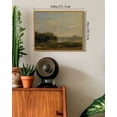 thumbnail image 6 of Drsoum Vintage Village Lakeside Wall Art Classic Retro Farmhouse Rustic Decorations for Living Room Bedroom 8x10in Natural Framed, 6 of 6