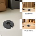 thumbnail image 3 of OUNONA 2 Pcs Base de Lampe en Métal pour Lampes de Table Noir Contrepoids Robuste pour Usage DIY, 3 of 8