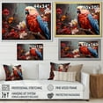 thumbnail image 4 of Designart "Red Harmony Among Parrots I" Parrot Canvas Prints, 4 of 7