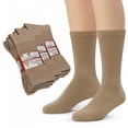 thumbnail image 3 of Comfello Diabetic Socks for Men & Women, Non-Binding Crew Socks, Seamless Toe, Assorted Colors (3–18 Pairs), 3 of 5