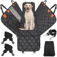 thumbnail image 1 of Funda para asiento trasero de perro de 137x147CM, estera de seguridad con Protector de ventana lateral, funda para asiento trasero impermeable resistente a arañazos, funda para perro SUV JM, 1 of 5