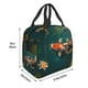 thumbnail image 3 of Easygdp Koi Pond Lilies Bolsa Térmica Premium - Tela Oxford Impermeable, Gran Capacidad, Bolsillo Frontal, Unisex para Trabajo, Escuela, Actividades al Aire Libre y Picnics, 3 of 8