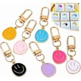 thumbnail image 1 of Set of 25 First Day of School Gifts for Students,Smiley Face Keychains, Enamel Pendants,Classroom Rewards for Kids, Back to School Party Favors for Teachers, 1 of 7