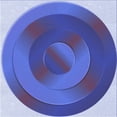 thumbnail image 1 of Ahgly Company Machine Washable Indoor Square Transitional Denim Blue Area Rugs, 6' Square, 1 of 7