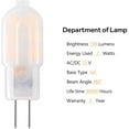 thumbnail image 3 of G4 Led Light Bulb,5-Pack 15W Equivalent Halogen Light Bulbs,Economy G4 2W Led Light Bulb For Cooker Hood Bulbs,Ac/Dc 12V 130Lm 3000K, 3 of 6