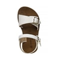 thumbnail image 6 of Nanette Lepore  Sandals with Double Buckle for Toddler Girls, White, 10, 6 of 7