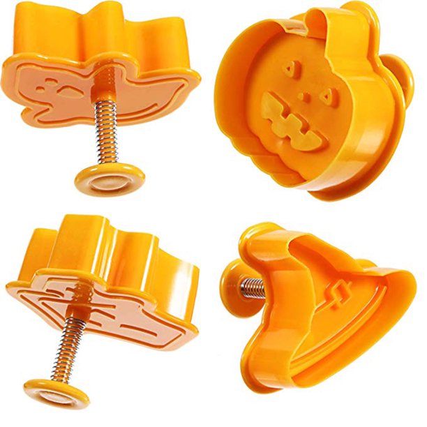 Molde para Galletas de Halloween BuyWeek 4 Piezas Juego Cortadores de Cocina